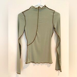 The Line by K Zane Top in Sage